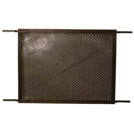 Lawnitator PL 15516 Plastic Molded Swinging Screen & Storm Door Grilles; Bronze LA136416